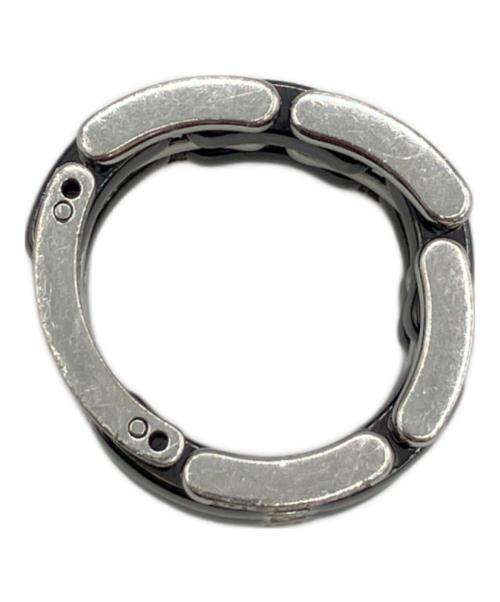 CHANEL（シャネル）CHANEL (シャネル) ウルトラコレクション ラージ リング ブラック×シルバー サイズ:刻印サイズ：50の古着・服飾アイテム