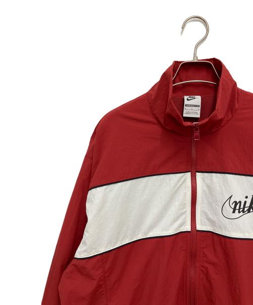 NIKE（ナイキ）NIKE (ナイキ) トラックジャケット レッド×ホワイト サイズ:Mの古着・服飾アイテム