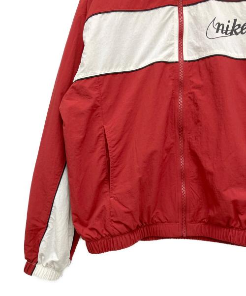 NIKE（ナイキ）NIKE (ナイキ) トラックジャケット レッド×ホワイト サイズ:Mの古着・服飾アイテム