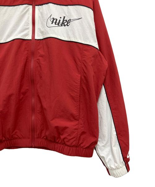 NIKE（ナイキ）NIKE (ナイキ) トラックジャケット レッド×ホワイト サイズ:Mの古着・服飾アイテム