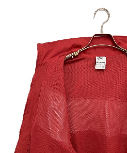 NIKE（ナイキ）NIKE (ナイキ) トラックジャケット レッド×ホワイト サイズ:Mの古着・服飾アイテム