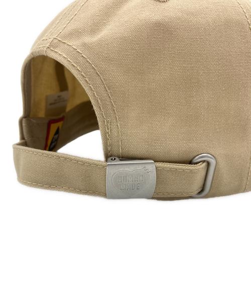 HUMAN MADE（ヒューマンメイド）HUMAN MADE (ヒューマンメイド) 6PANEL CANVAS CAP ベージュの古着・服飾アイテム