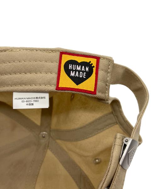 HUMAN MADE（ヒューマンメイド）HUMAN MADE (ヒューマンメイド) 6PANEL CANVAS CAP ベージュの古着・服飾アイテム