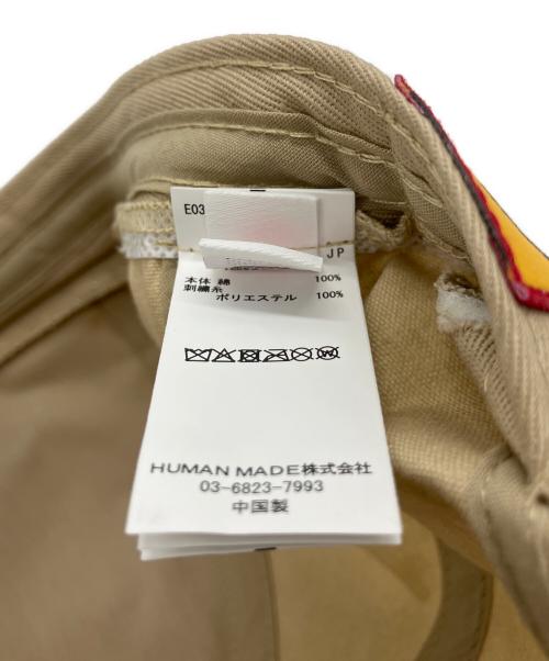 HUMAN MADE（ヒューマンメイド）HUMAN MADE (ヒューマンメイド) 6PANEL CANVAS CAP ベージュの古着・服飾アイテム