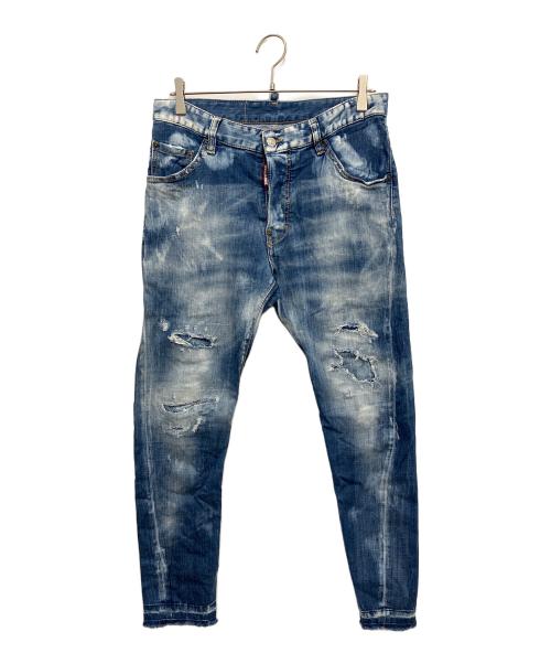 DSQUARED2（ディースクエアード）DSQUARED2 (ディースクエアード) デニムパンツ ブルー サイズ:44の古着・服飾アイテム
