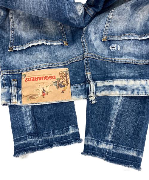 DSQUARED2（ディースクエアード）DSQUARED2 (ディースクエアード) デニムパンツ ブルー サイズ:44の古着・服飾アイテム