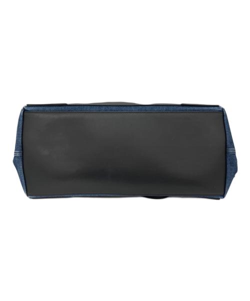 BALENCIAGA（バレンシアガ）BALENCIAGA (バレンシアガ) ネイビーカバス M トートバッグ インディゴ×ブラックの古着・服飾アイテム