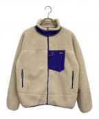 Patagoniaパタゴニア）の古着「レトロXボアフリースジャケット」｜ベージュ×パープル