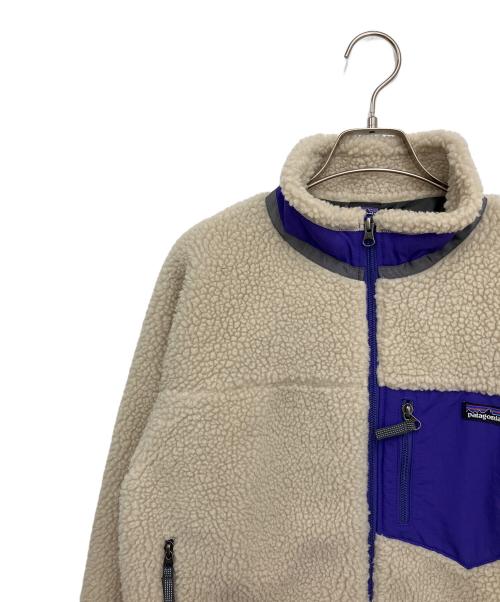 Patagonia（パタゴニア）Patagonia (パタゴニア) レトロXボアフリースジャケット ベージュ×パープル サイズ:XXLの古着・服飾アイテム