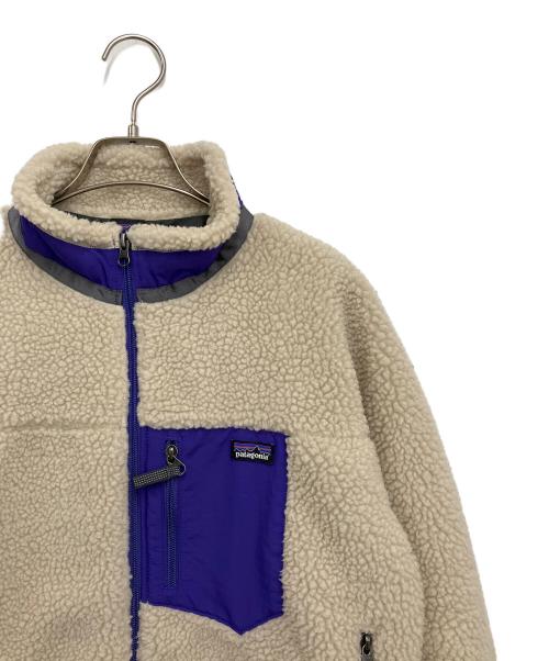 Patagonia（パタゴニア）Patagonia (パタゴニア) レトロXボアフリースジャケット ベージュ×パープル サイズ:XXLの古着・服飾アイテム