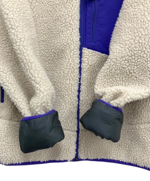 Patagonia（パタゴニア）Patagonia (パタゴニア) レトロXボアフリースジャケット ベージュ×パープル サイズ:XXLの古着・服飾アイテム