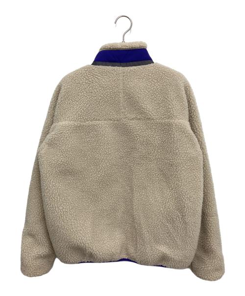 Patagonia（パタゴニア）Patagonia (パタゴニア) レトロXボアフリースジャケット ベージュ×パープル サイズ:XXLの古着・服飾アイテム