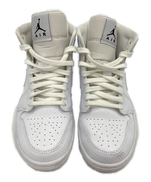 NIKE（ナイキ）NIKE (ナイキ) エア ジョーダン1 ミッド ホワイト サイズ:US 6.5の古着・服飾アイテム