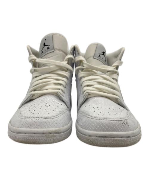 NIKE（ナイキ）NIKE (ナイキ) エア ジョーダン1 ミッド ホワイト サイズ:US 6.5の古着・服飾アイテム