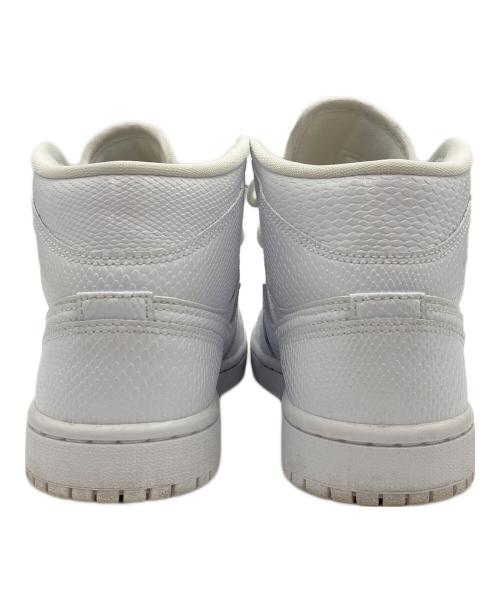 NIKE（ナイキ）NIKE (ナイキ) エア ジョーダン1 ミッド ホワイト サイズ:US 6.5の古着・服飾アイテム