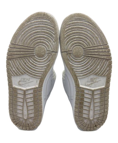 NIKE（ナイキ）NIKE (ナイキ) エア ジョーダン1 ミッド ホワイト サイズ:US 6.5の古着・服飾アイテム