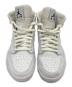 NIKE (ナイキ) エア ジョーダン1 ミッド ホワイト サイズ:US 6.5：7000円