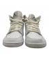 中古・古着 NIKE (ナイキ) エア ジョーダン1 ミッド ホワイト サイズ:US 6.5：7000円