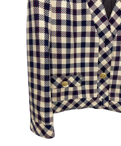 CELINE（セリーヌ）CELINE (セリーヌ) ジャケット ネイビー×ホワイト サイズ:SIZE38の古着・服飾アイテム