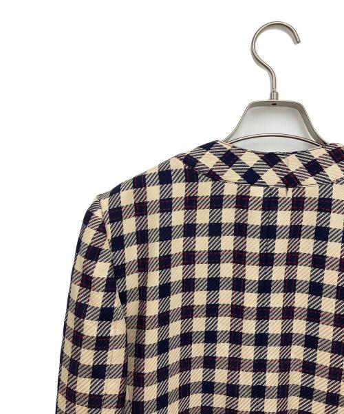 CELINE（セリーヌ）CELINE (セリーヌ) ジャケット ネイビー×ホワイト サイズ:SIZE38の古着・服飾アイテム