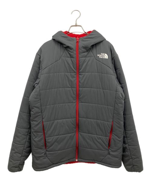 THE NORTH FACE（ザ ノース フェイス）THE NORTH FACE (ザ ノース フェイス) リバーシブルエニータイムインサレーテッドフーディ グレー×レッド サイズ:XLの古着・服飾アイテム