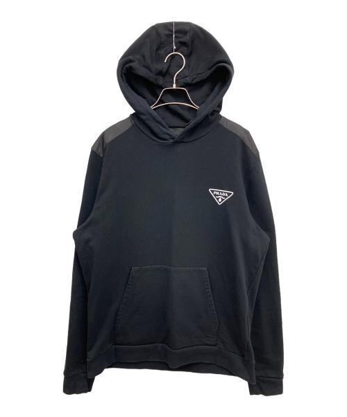PRADA（プラダ）PRADA (プラダ) トライアングルロゴプリント ブラック サイズ:XXLの古着・服飾アイテム