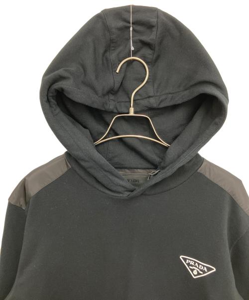 PRADA（プラダ）PRADA (プラダ) トライアングルロゴプリント ブラック サイズ:XXLの古着・服飾アイテム