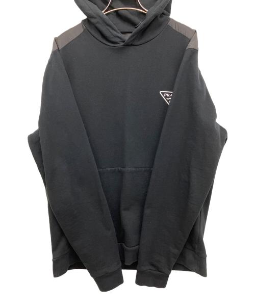 PRADA（プラダ）PRADA (プラダ) トライアングルロゴプリント ブラック サイズ:XXLの古着・服飾アイテム
