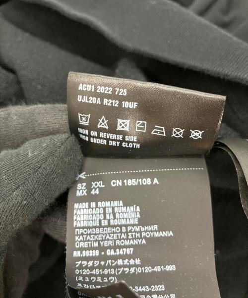 PRADA（プラダ）PRADA (プラダ) トライアングルロゴプリント ブラック サイズ:XXLの古着・服飾アイテム