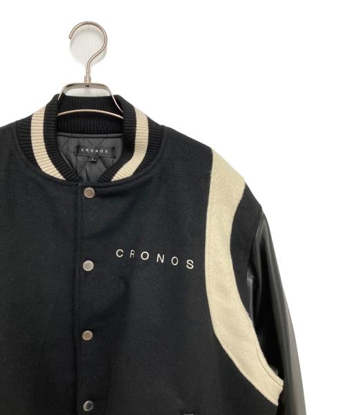 CRONOS（クロノス）CRONOS (クロノス) スタジャン ブラック×ホワイト サイズ:Sの古着・服飾アイテム