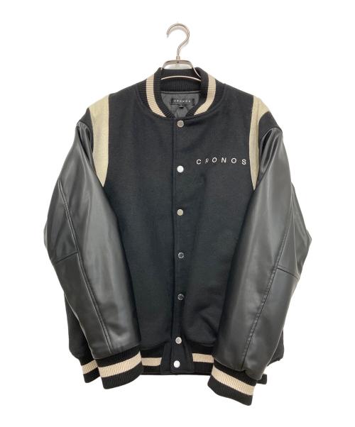 CRONOS（クロノス）CRONOS (クロノス) スタジャン ブラック×ホワイト サイズ:Sの古着・服飾アイテム