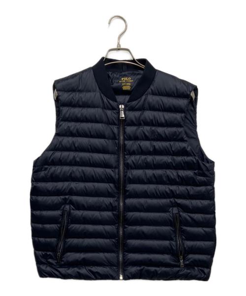 POLO RALPH LAUREN（ポロ・ラルフローレン）POLO RALPH LAUREN (ポロ・ラルフローレン) ダウンベスト ネイビー サイズ:Lの古着・服飾アイテム