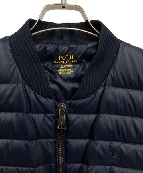 POLO RALPH LAUREN（ポロ・ラルフローレン）POLO RALPH LAUREN (ポロ・ラルフローレン) ダウンベスト ネイビー サイズ:Lの古着・服飾アイテム