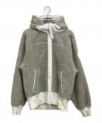 CANADA GOOSEカナダグース）の古着「Simcoe Fleece Hoody」｜ライトグレー×ホワイト