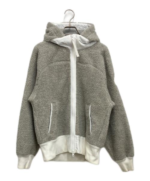CANADA GOOSE（カナダグース）CANADA GOOSE (カナダグース) Simcoe Fleece Hoody ライトグレー×ホワイト サイズ:Sの古着・服飾アイテム