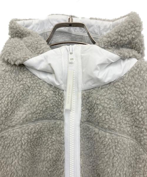 CANADA GOOSE（カナダグース）CANADA GOOSE (カナダグース) Simcoe Fleece Hoody ライトグレー×ホワイト サイズ:Sの古着・服飾アイテム