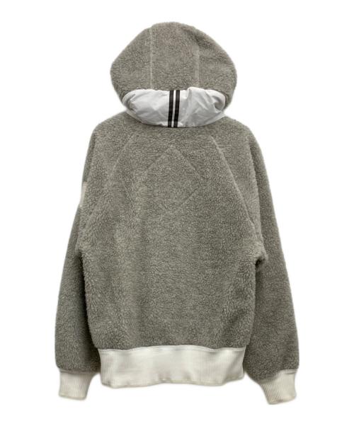 CANADA GOOSE（カナダグース）CANADA GOOSE (カナダグース) Simcoe Fleece Hoody ライトグレー×ホワイト サイズ:Sの古着・服飾アイテム