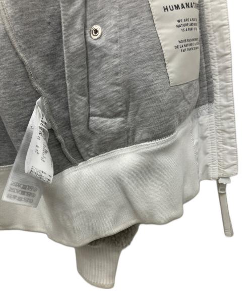 CANADA GOOSE（カナダグース）CANADA GOOSE (カナダグース) Simcoe Fleece Hoody ライトグレー×ホワイト サイズ:Sの古着・服飾アイテム