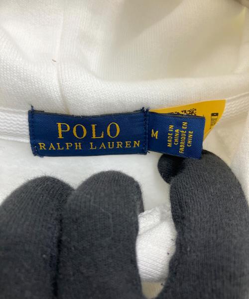 POLO RALPH LAUREN（ポロ・ラルフローレン）POLO RALPH LAUREN (ポロ・ラルフローレン) プルオーバーパーカー ホワイト サイズ:Mの古着・服飾アイテム
