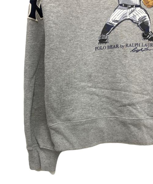 POLO RALPH LAUREN（ポロ・ラルフローレン）POLO RALPH LAUREN (ポロ・ラルフローレン) YANKEES (ヤンキース) スウェット グレー サイズ:Sの古着・服飾アイテム