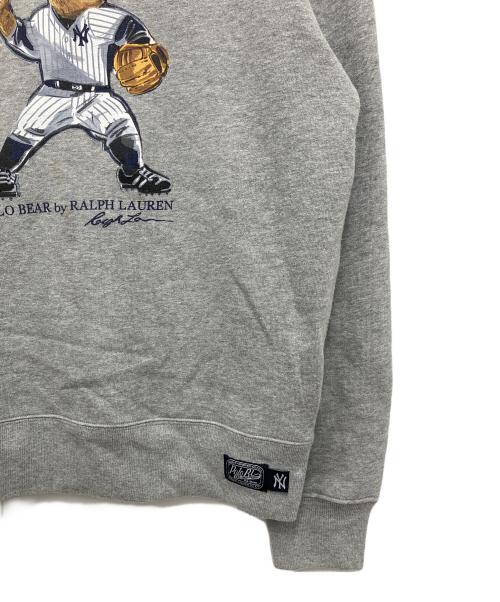 POLO RALPH LAUREN（ポロ・ラルフローレン）POLO RALPH LAUREN (ポロ・ラルフローレン) YANKEES (ヤンキース) スウェット グレー サイズ:Sの古着・服飾アイテム