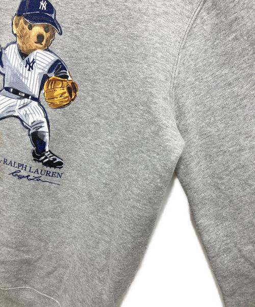 POLO RALPH LAUREN（ポロ・ラルフローレン）POLO RALPH LAUREN (ポロ・ラルフローレン) YANKEES (ヤンキース) スウェット グレー サイズ:Sの古着・服飾アイテム