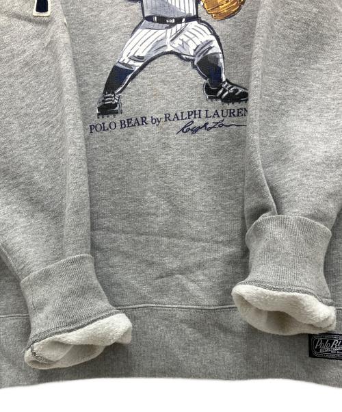 POLO RALPH LAUREN（ポロ・ラルフローレン）POLO RALPH LAUREN (ポロ・ラルフローレン) YANKEES (ヤンキース) スウェット グレー サイズ:Sの古着・服飾アイテム