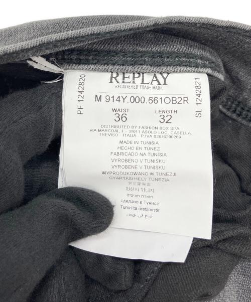 REPLAY（リプレイ）REPLAY (リプレイ) デニムパンツ グレー サイズ:36の古着・服飾アイテム