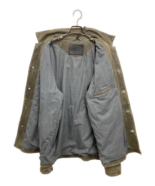 REPLAY（リプレイ）REPLAY (リプレイ) ウォッシュゴートスウェードジャケット オリーブ サイズ:XLの古着・服飾アイテム