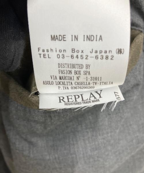 REPLAY（リプレイ）REPLAY (リプレイ) ウォッシュゴートスウェードジャケット オリーブ サイズ:XLの古着・服飾アイテム