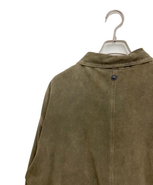 REPLAY（リプレイ）REPLAY (リプレイ) ウォッシュゴートスウェードジャケット オリーブ サイズ:XLの古着・服飾アイテム