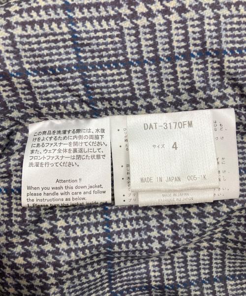 DESCENTE（デサント）DESCENTE (デサント) filmelange (フィルメランジェ) ダウンジャケット グレー サイズ:4の古着・服飾アイテム