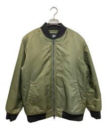 stussy（ステューシー）の古着「MA-1ジャケット」｜グリーン×ブラック