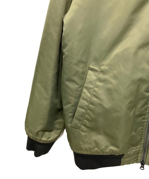 stussy（ステューシー）stussy (ステューシー) MA-1ジャケット グリーン×ブラック サイズ:Sの古着・服飾アイテム